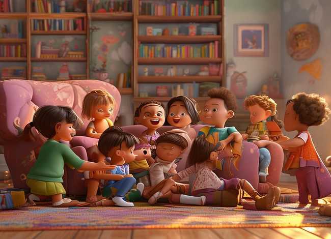 儿童故事温暖的房子；温暖的房间故事