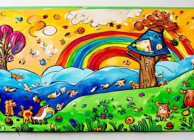 儿童图画作品的文案、儿童图画作品的文案简短