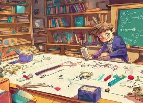 数学家的故事儿童画 - 数学家的故事怎么画？