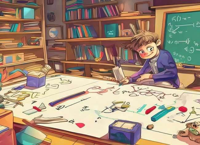 数学家的故事儿童画 - 数学家的故事怎么画？