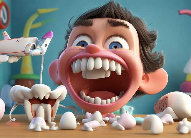 儿童换牙的幽默句子、儿童换牙的幽默句子图片