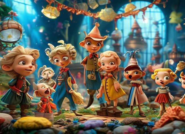 经典儿童故事绘画；儿童经典人物故事绘画