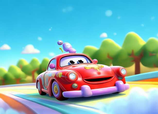 儿童有声故事红色小汽车 - 红色的小汽车故事免费听