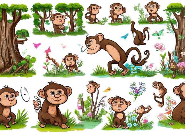 关于猴的谜语和答案大全图片、关于猴的谜语和答案大全图片及解释