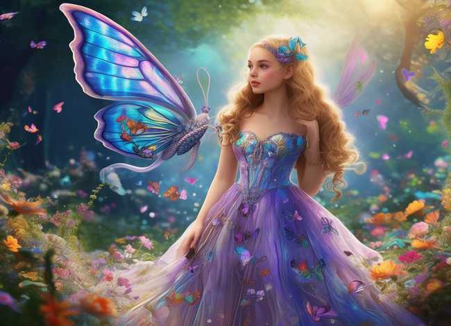 蝴蝶公主故事、蝴蝶公主故事绘本