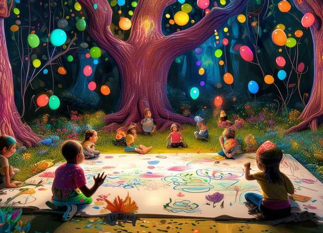 儿童故事自创手绘，儿童手绘原创故事书