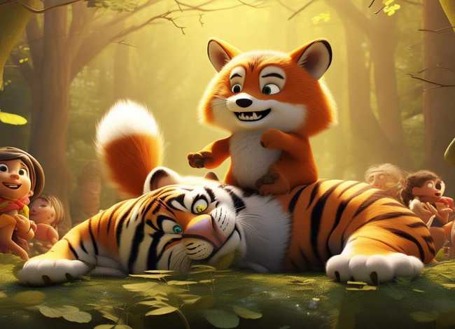 儿童故事3-6岁完整版狐假虎威；幼儿故事《狐假虎威》