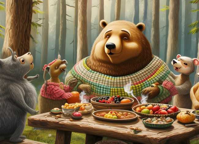 小熊请客简短故事视频，小熊请客简短故事视频完整版