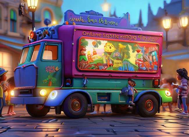 在线讲故事卡车的故事（在线讲故事卡车的故事视频）