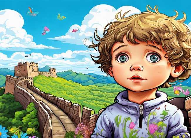 万里长城的儿童故事完整版；万里长城的儿童画