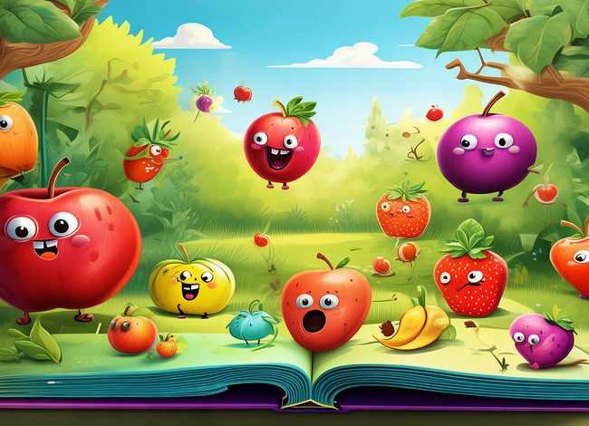 儿童水果故事书；幼儿水果故事绘本