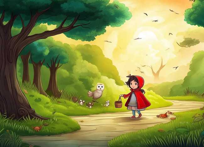 儿童寓言故事100篇小红帽、寓言故事小红帽幼儿睡前故事