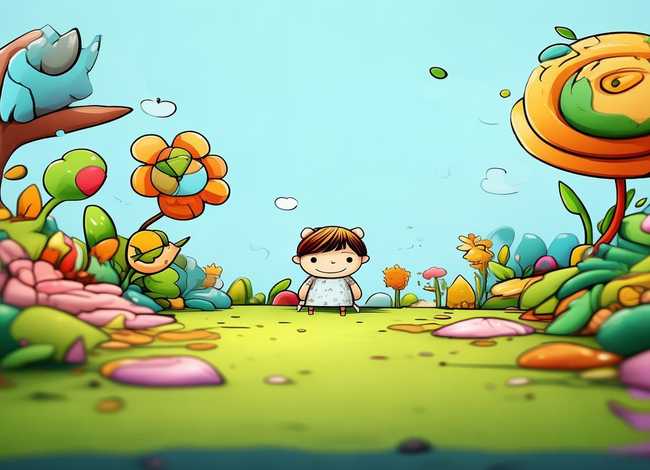 儿童故事简画图；儿童故事简约版图画