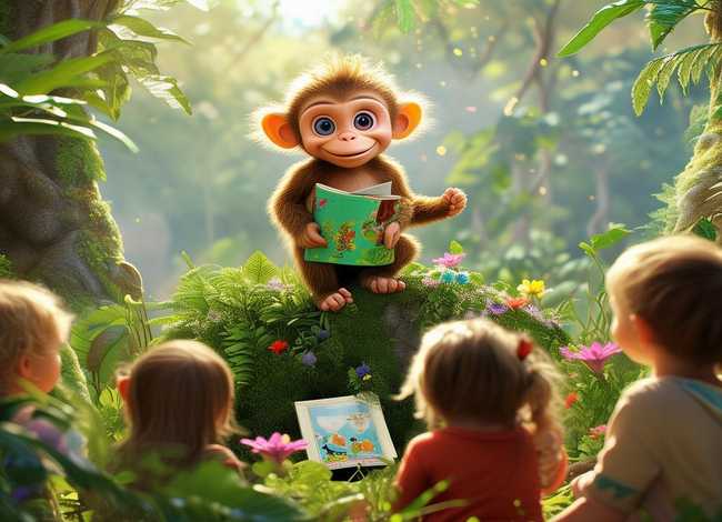 有关小猴的儿童故事、有关小猴子的幼儿故事