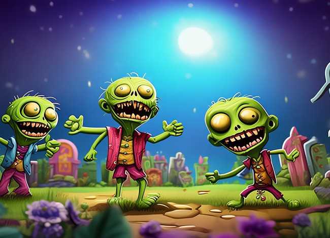 僵尸儿童动画片 - 幼儿僵尸动画片