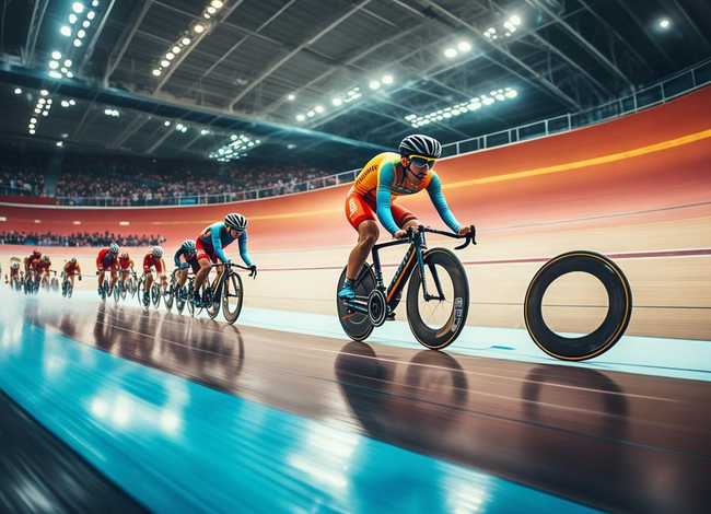 场地自行车比赛；场地自行车比赛为什么要往外圈