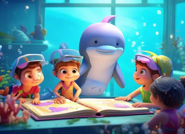 儿童海豚故事讲课、海豚小故事幼儿园