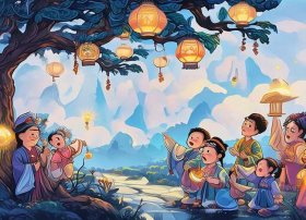 中国童话故事儿童画、中国童话怎么画