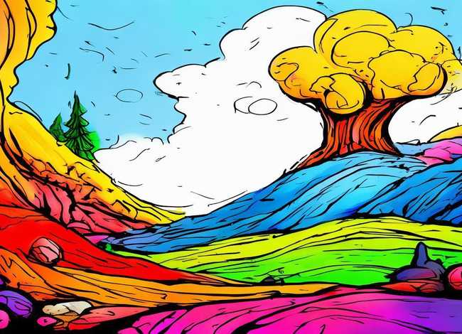 故事画简笔画彩色（故事画简笔画彩色怎么画）