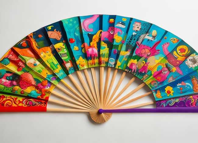 儿童扇子画图片 - 儿童扇子画图片作品
