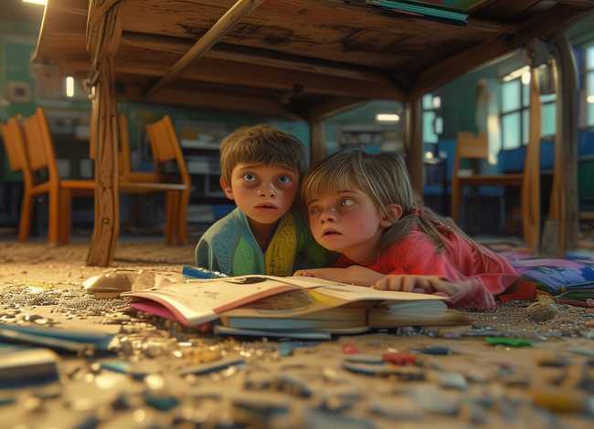 地震故事绘本图片大全（地震故事绘本图片大全四年级）