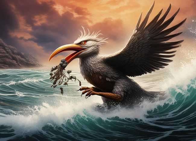 神话故事精卫填海图片 中国神话故事精卫填海图片