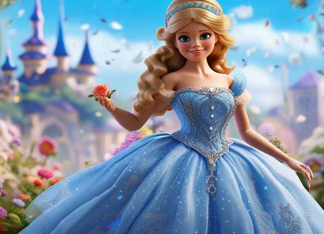 儿童芭比公主画画 - 儿童芭比公主画画图片