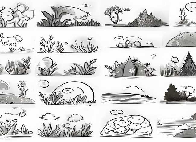 小故事画画简笔画大全，小故事画画简笔画大全视频