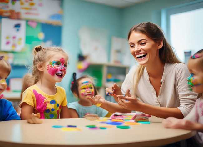 表演妆容儿童教学；表演妆容儿童教学方法