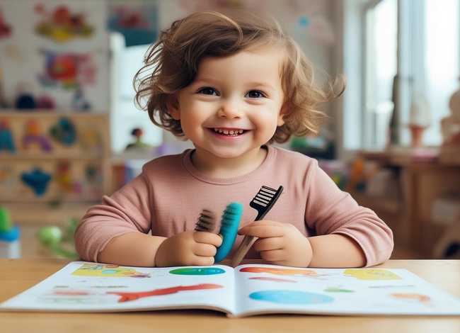 梳头发儿童基础教程 - 儿童梳头发的教程