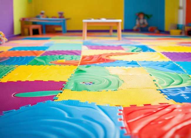 儿童地板砖颜色，儿童地板砖颜色搭配