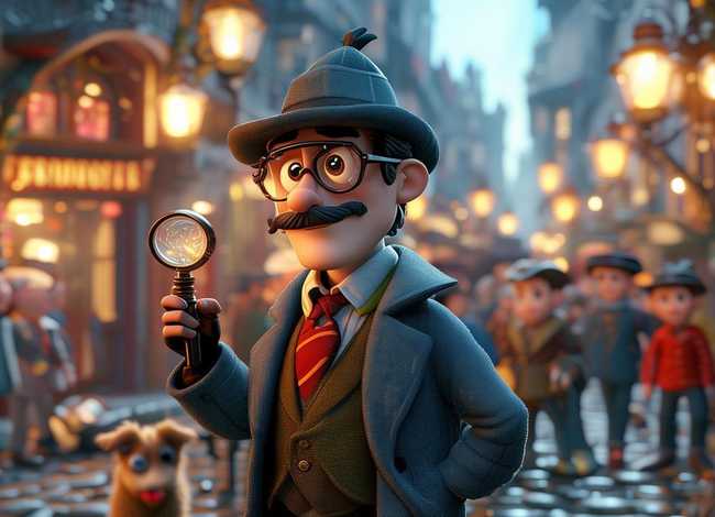 福尔摩斯探案动画片少儿（福尔摩斯探案动画片少儿文字版）