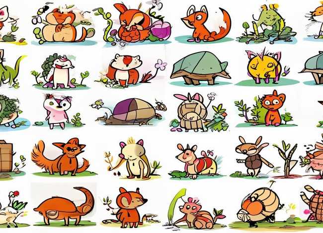 寓言故事连环画简笔画图片；寓言故事连环画简笔画图片大全