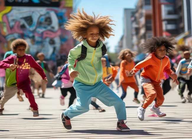 街舞儿童跑跳动作；街舞儿童跑跳动作教学