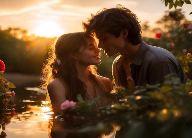 爱情的故事一下；爱情的一些故事