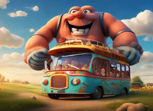 巨人的故事宝宝巴士；巨人的故事宝宝巴士动画片