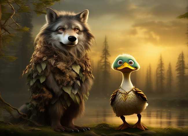 狼和鸭子的故事 - 狼和鸭子的故事演讲