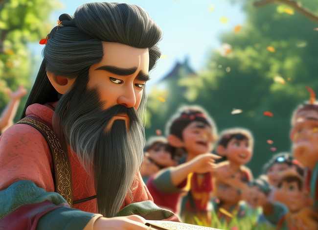 幼儿故事屈原的故事绘本 幼儿故事屈原的故事绘本图片