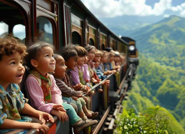 火车上山的儿童故事（火车上面的小故事）
