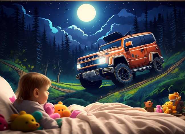 越野车故事儿童睡前、越野车的睡前故事