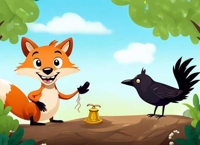 儿童故事狐狸和乌鸦故事配乐，狐狸和乌鸦故事趣味配乐