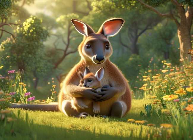 袋鼠宝宝的故事儿童文字、袋鼠的故事幼儿故事