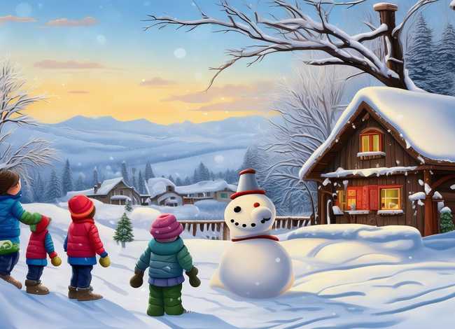 下雪了的故事幼儿故事，下雪了的故事幼儿故事简短