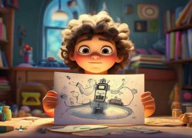 儿童发明故事动画（儿童发明简笔画）