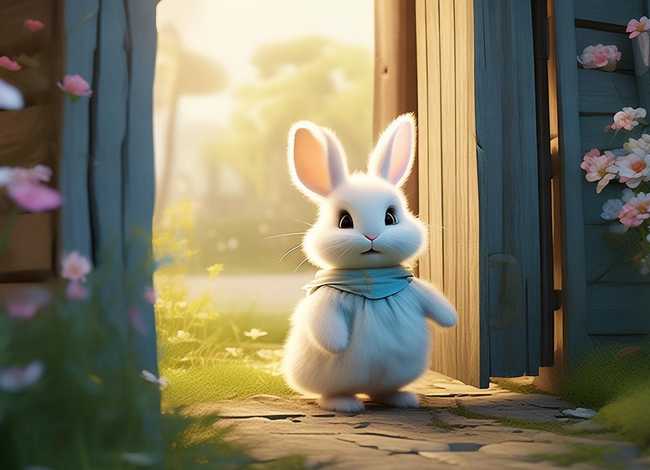 儿童故事小兔子乖乖把门打开；小兔子乖乖把门开开故事文字
