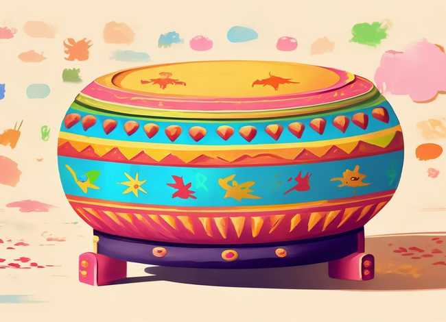 儿童铜鼓画图片大全 儿童铜鼓画图片大全简单