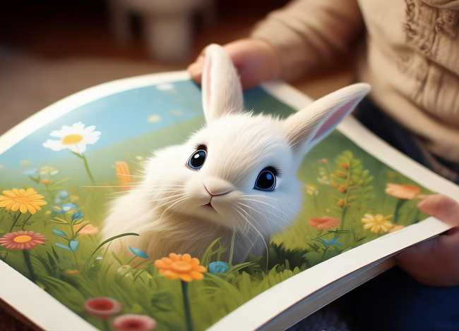 小白兔白又白儿童睡前故事 小白兔白又白绘本故事图片