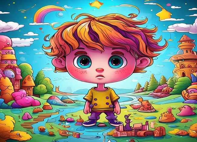 儿童故事手绘本插图（儿童手绘故事插图）