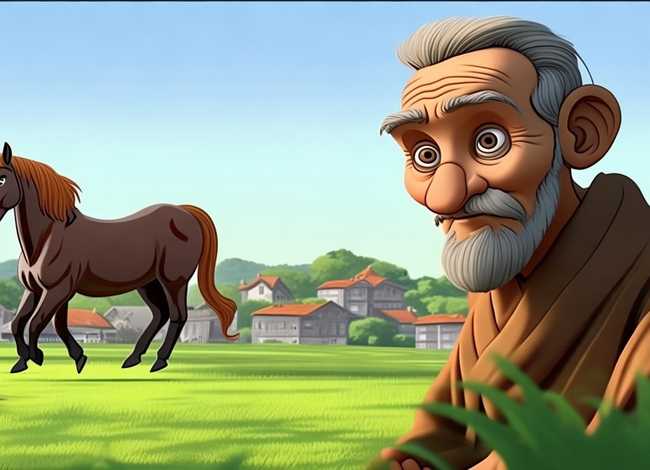 塞翁失马的故事动画（塞翁失马的故事动画图片）