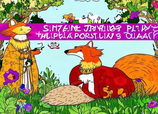 寓言故事简笔画画大全带颜色，寓言故事简笔画大全 色彩